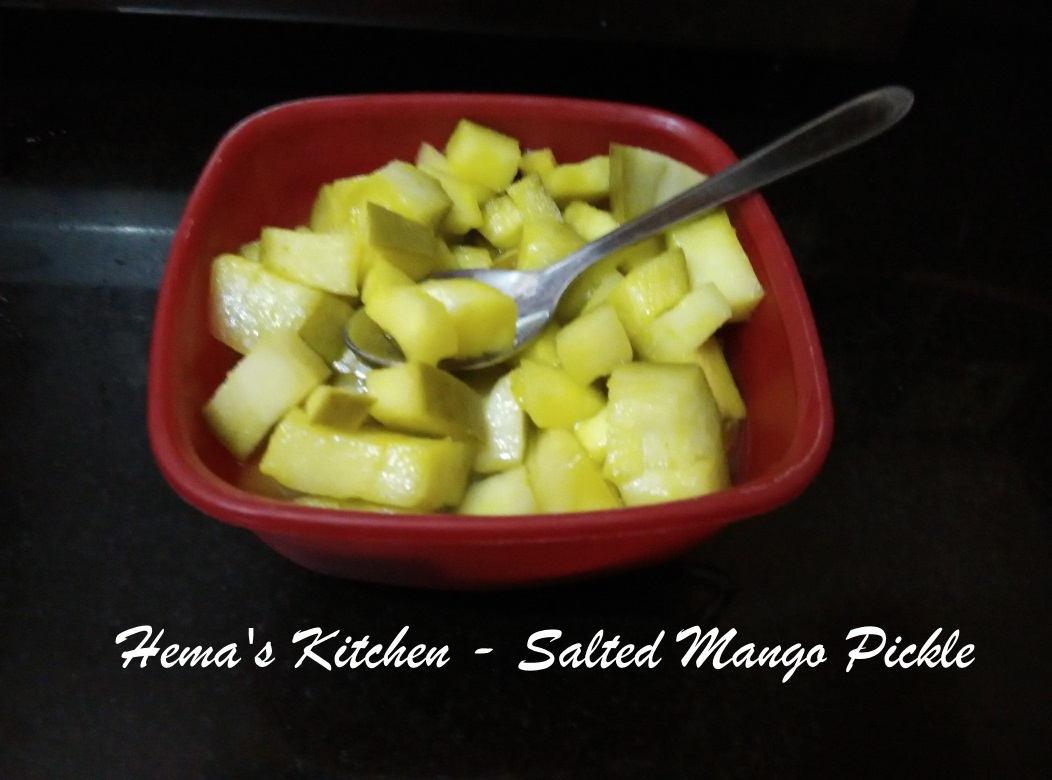 Salted mango Pickle