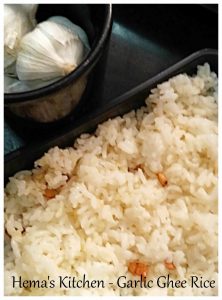 Garlic Ghee rice