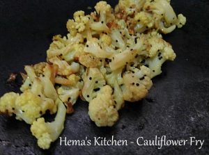 Cauliflower fry