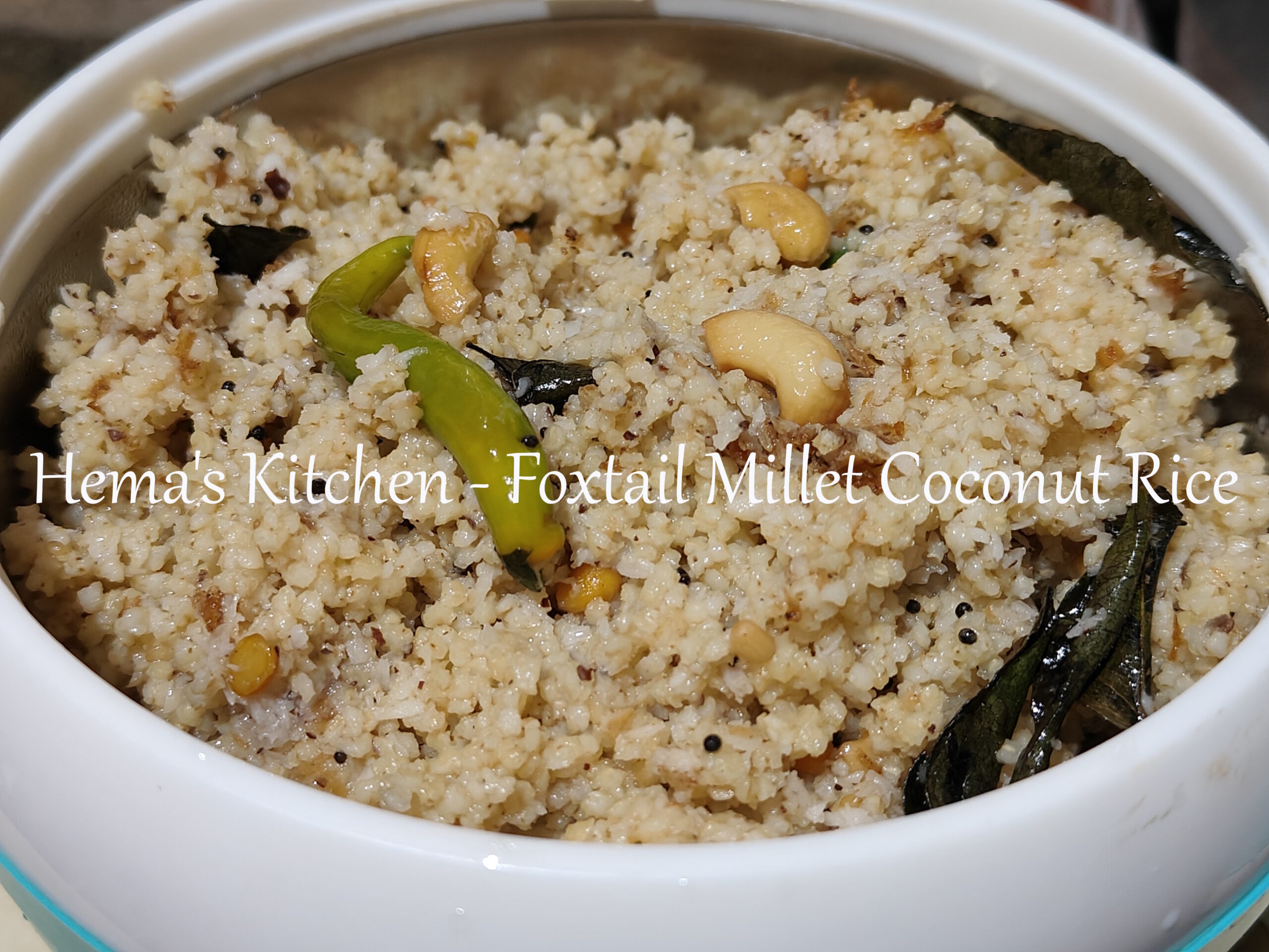 Foxtail Millet Coconut Rice
