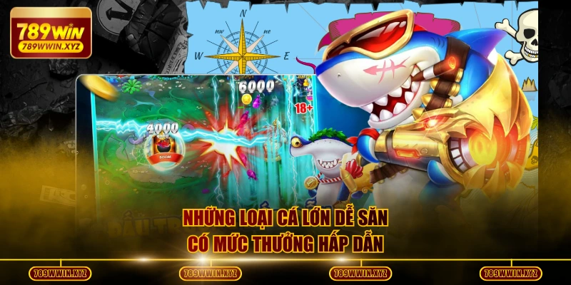 Những loại cá lớn dễ săn có mức thưởng hấp dẫn