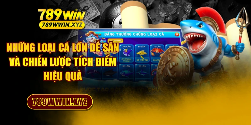 Những Loại Cá Lớn Dễ Săn Và Chiến Lược Tích Điểm Hiệu Quả